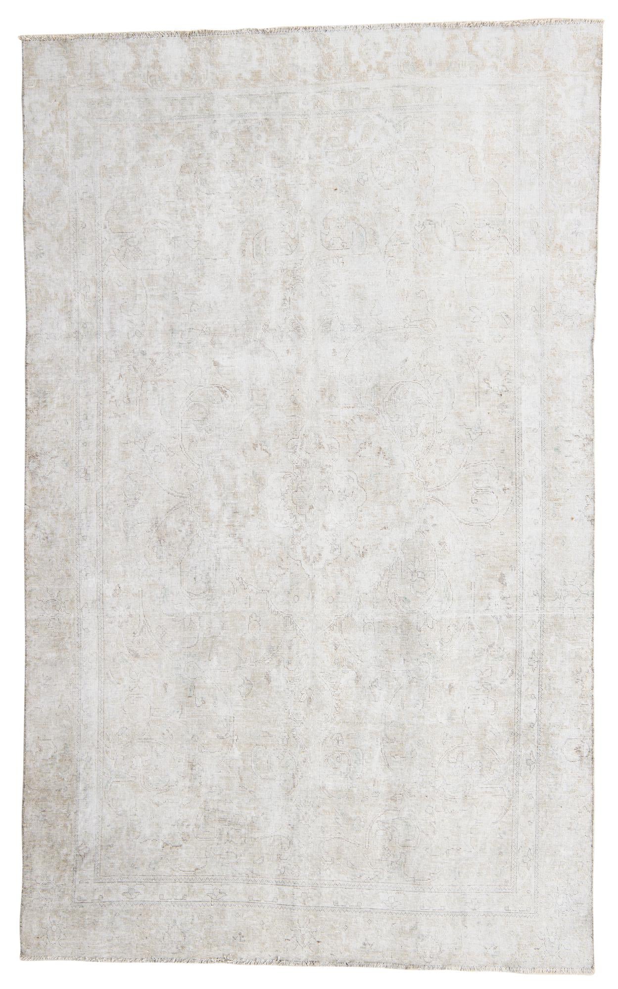 6' 1 x 9' 10 Hand Knotted Ultra Vintage Persian Wool Rug