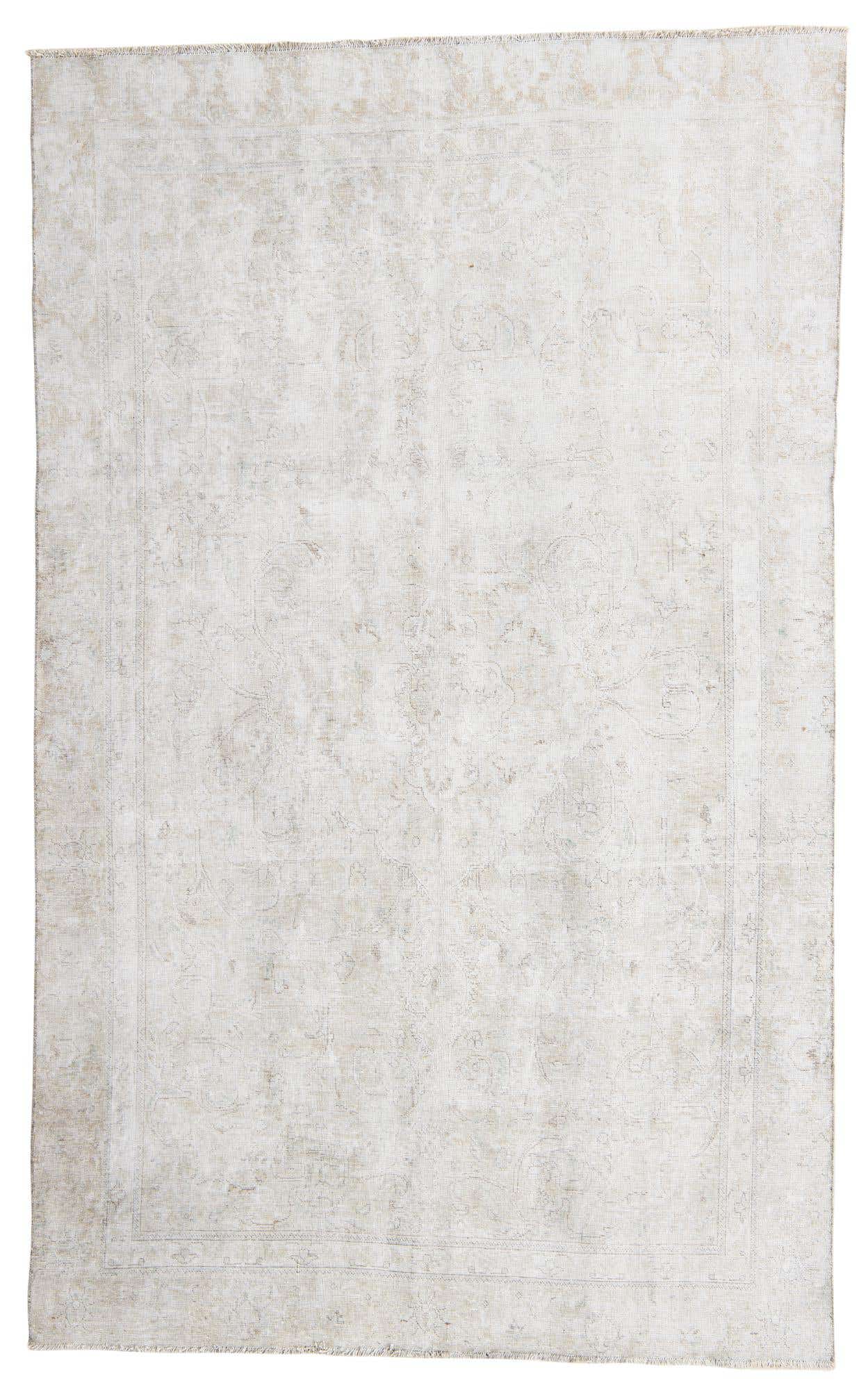 6' 1 x 9' 10 Hand Knotted Ultra Vintage Persian Wool Rug