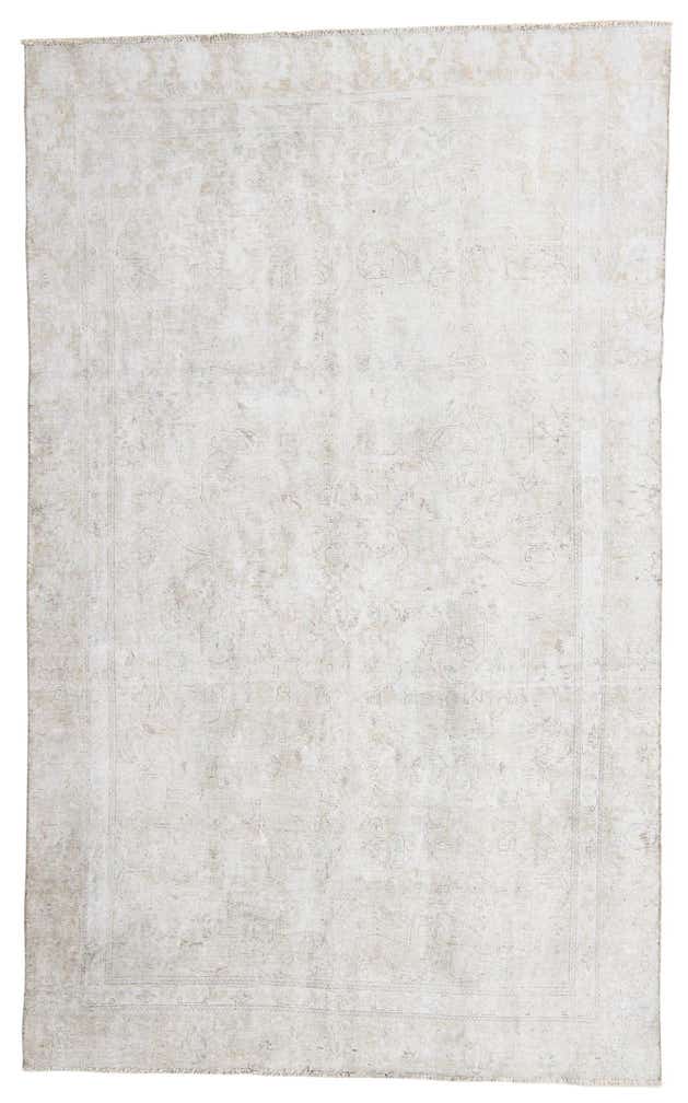 6' 1 x 9' 10 Hand Knotted Ultra Vintage Persian Wool Rug