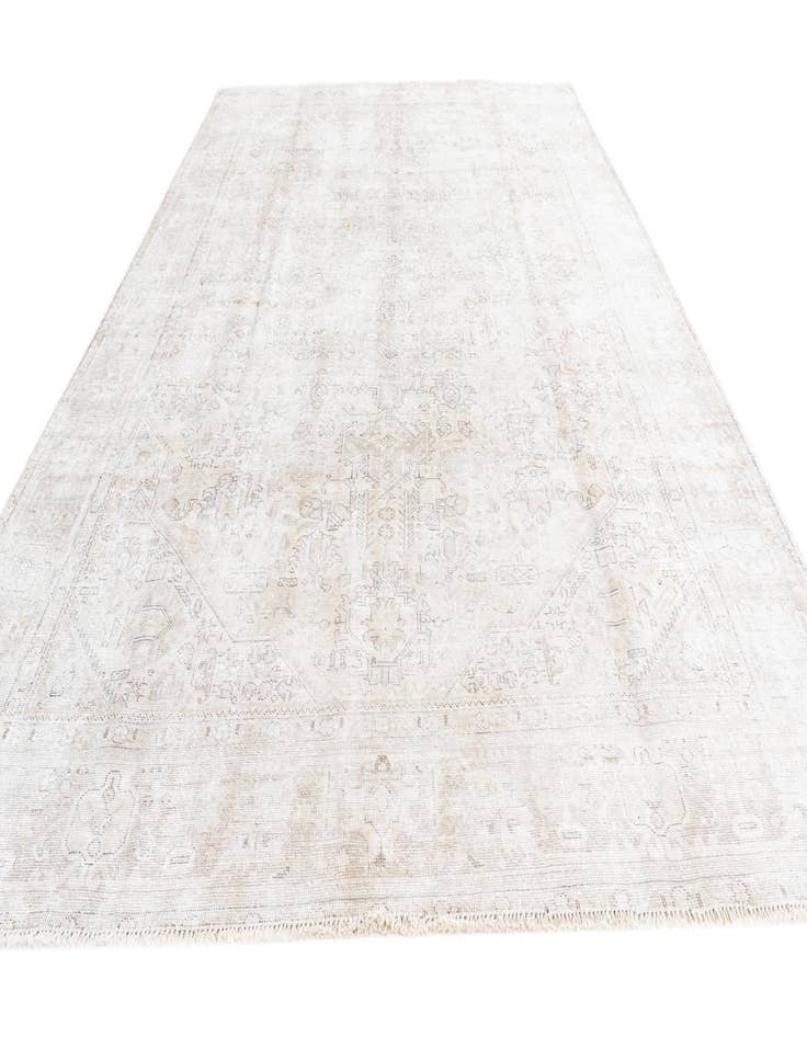 Detail image of 7' 8 x 11'  Hand Knotted Ultra Vintage Persian Wool Rug