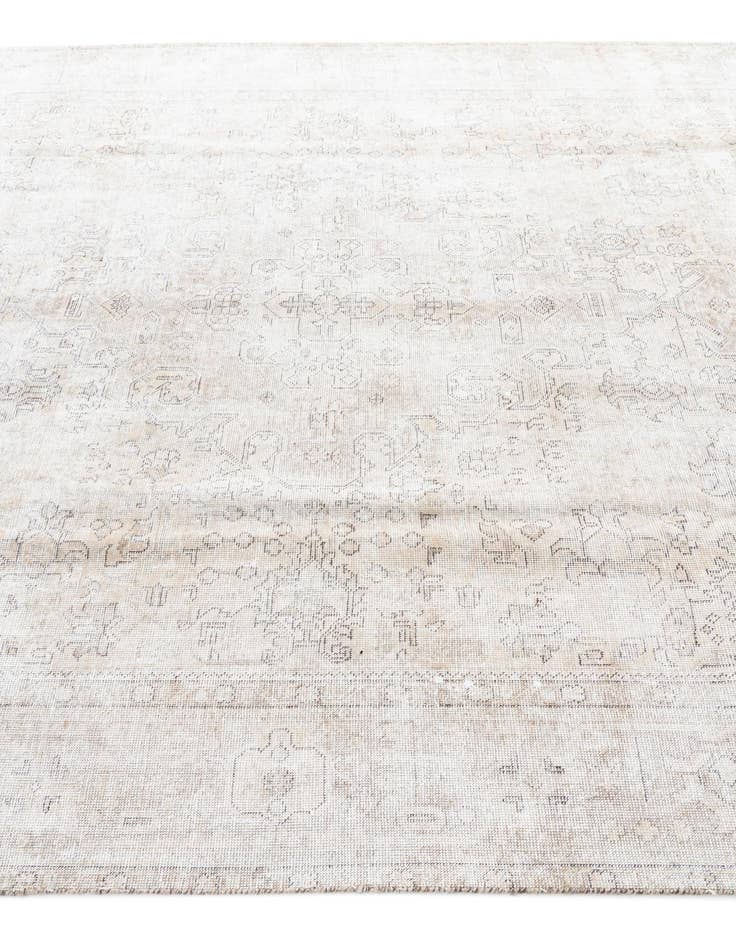 Detail image of 7' 8 x 11'  Hand Knotted Ultra Vintage Persian Wool Rug