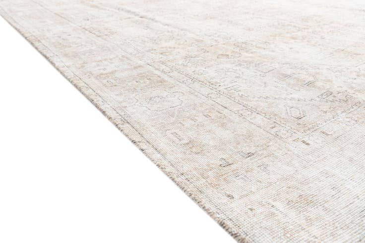 Detail image of 7' 8 x 11' Hand Knotted Ultra Vintage Persian Wool Rug