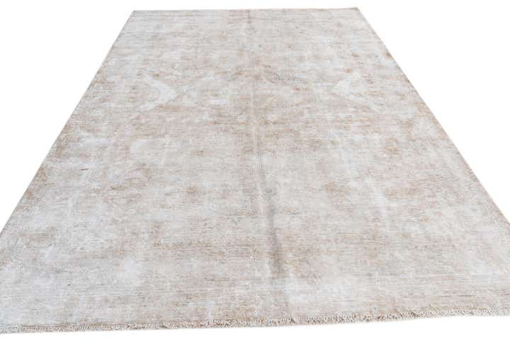 6' 7 x 9' 6 Hand Knotted Ultra Vintage Persian Wool Rug