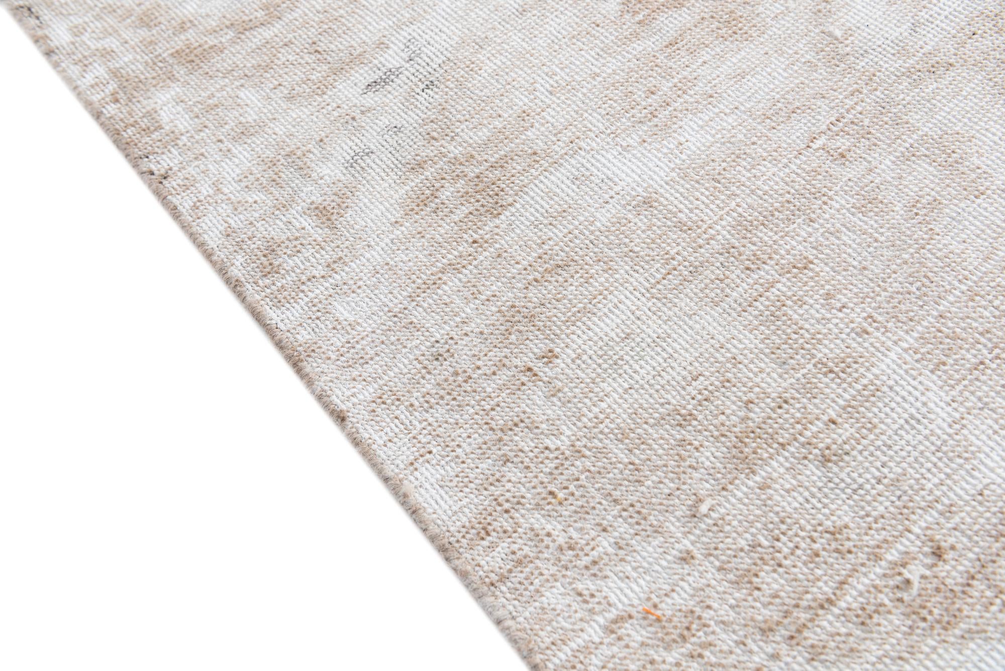 6' 7 x 9' 6 Hand Knotted Ultra Vintage Persian Wool Rug