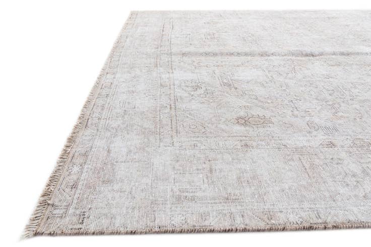 Detail image of 6' 3 x 9' 3 Hand Knotted Ultra Vintage Persian Wool Rug