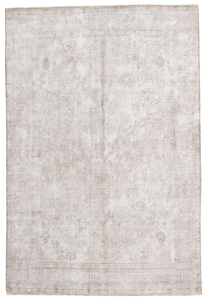 6' 3 x 9' 3 Hand Knotted Ultra Vintage Persian Wool Rug