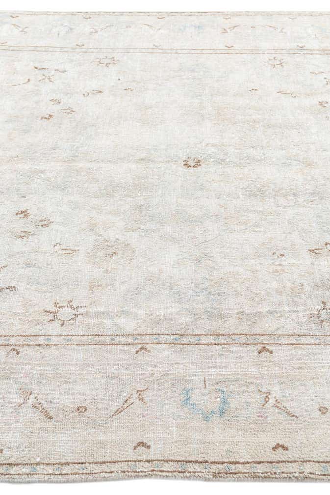 6' 3 x 9' 6 Hand Knotted Ultra Vintage Persian Wool Rug
