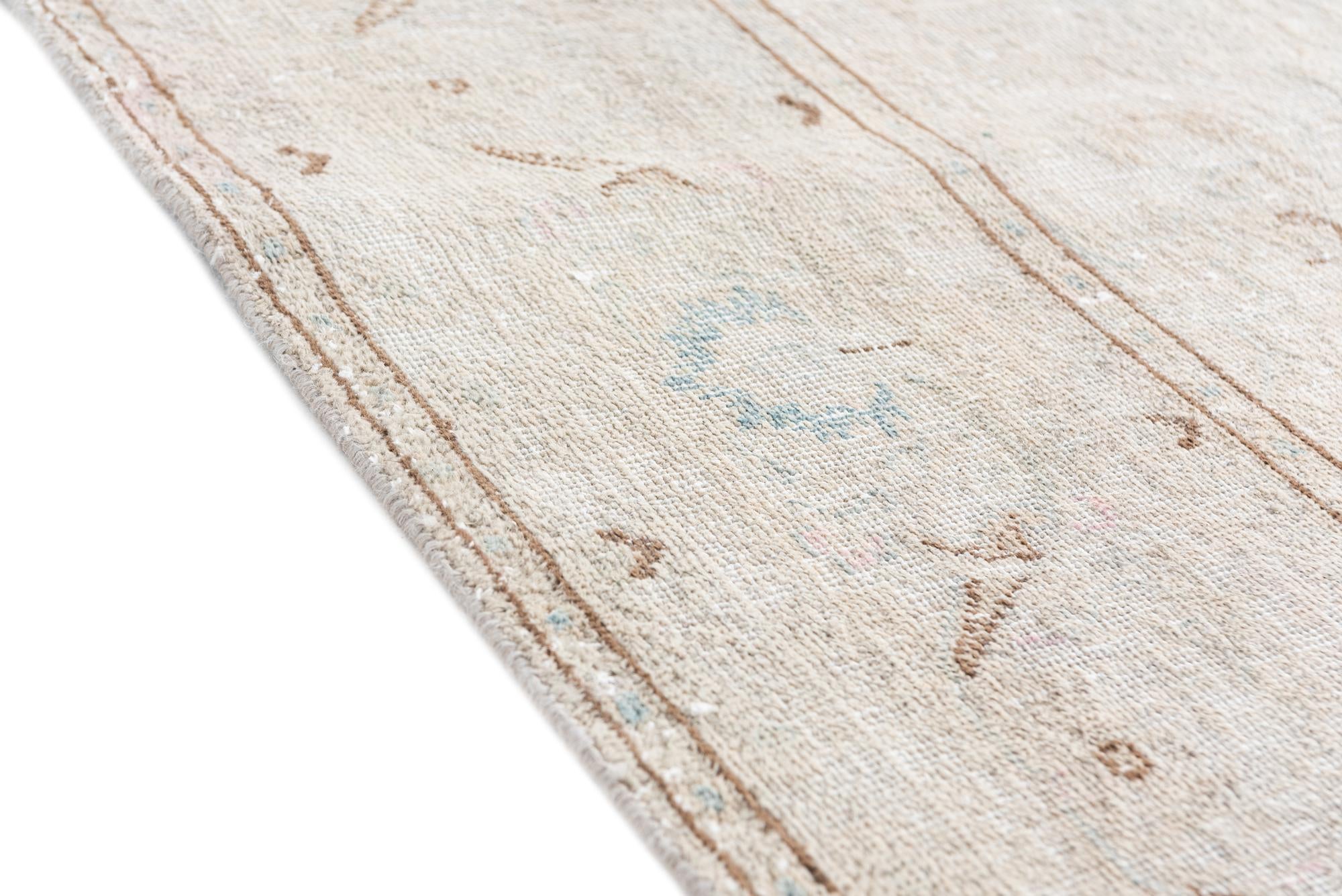 6' 3 x 9' 6 Hand Knotted Ultra Vintage Persian Wool Rug