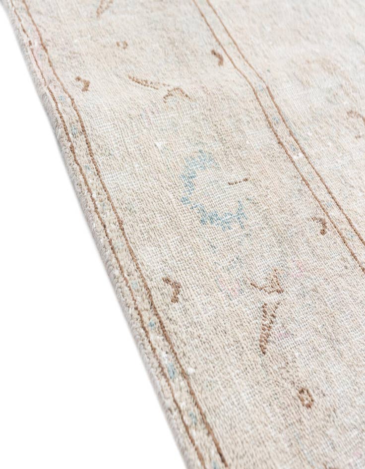 Detail image of 6' 3 x 9' 6  Hand Knotted Ultra Vintage Persian Wool Rug