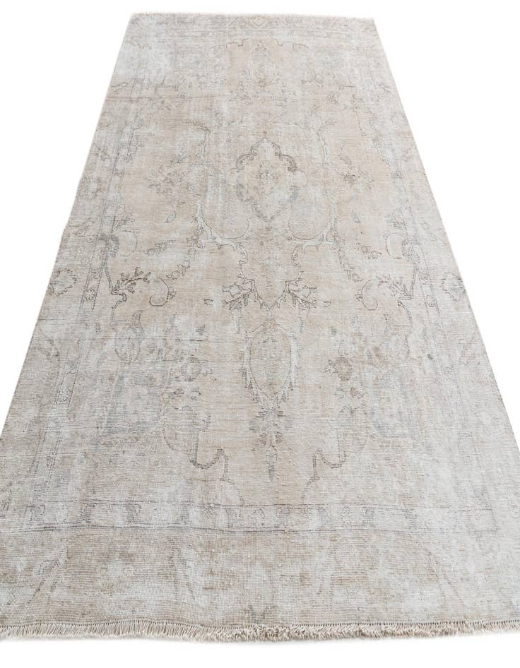 Detail image of 6' 2 x 8' 9  Hand Knotted Ultra Vintage Persian Wool Rug