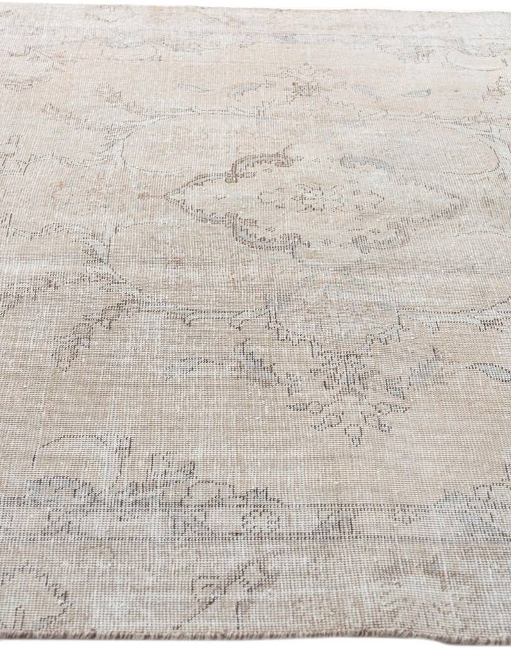 Detail image of 6' 2 x 8' 9  Hand Knotted Ultra Vintage Persian Wool Rug