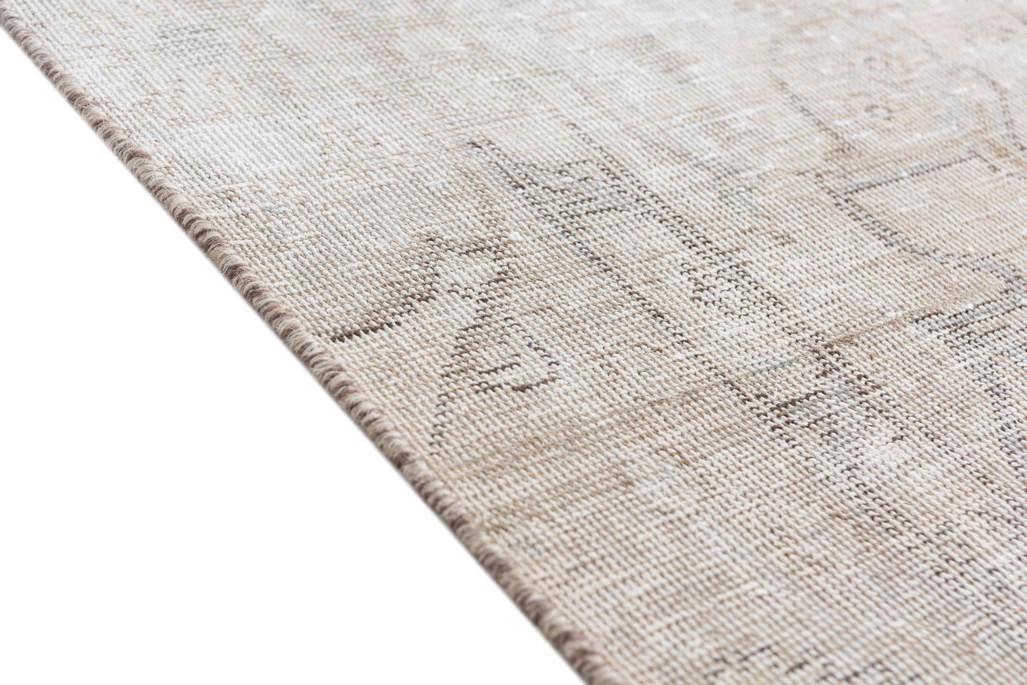 6' 2 x 8' 9 Hand Knotted Ultra Vintage Persian Wool Rug