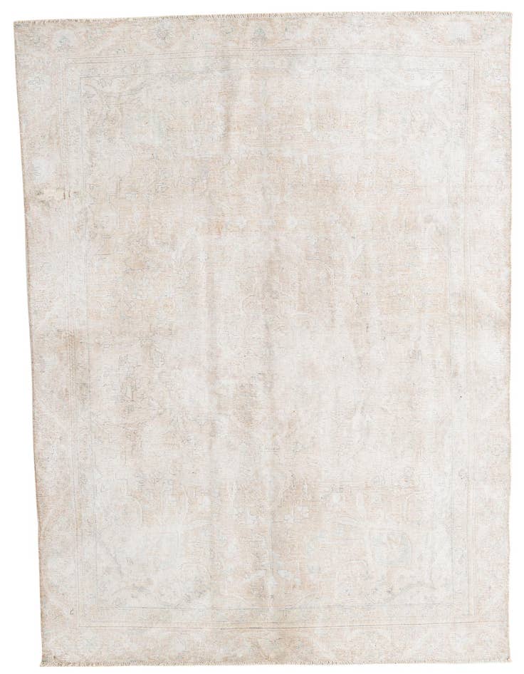 Detail image of 6' x 9' 8 Hand Knotted Ultra Vintage Persian Wool Rug
