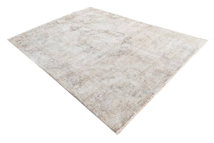 Detail image of 6' 2 x 8' 3 Hand Knotted Ultra Vintage Persian Wool Rug