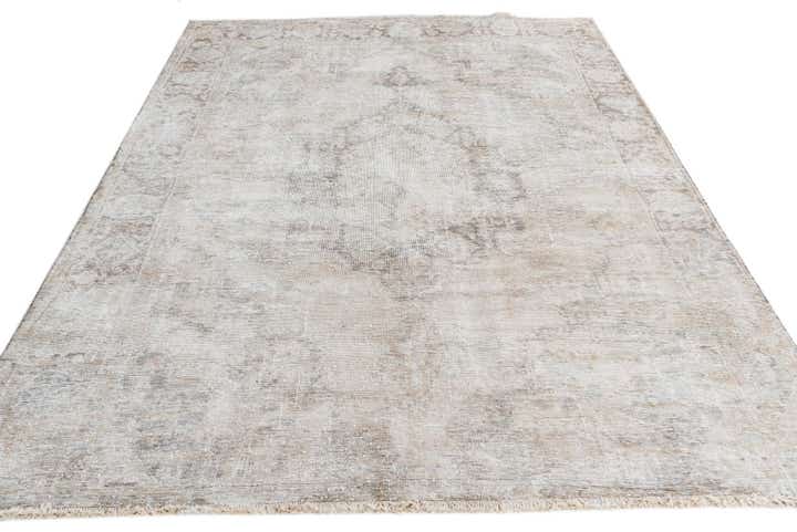 6' 2 x 8' 3 Hand Knotted Ultra Vintage Persian Wool Rug