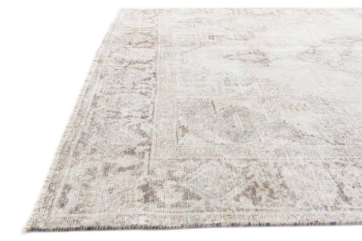 Detail image of 6' 2 x 8' 3 Hand Knotted Ultra Vintage Persian Wool Rug