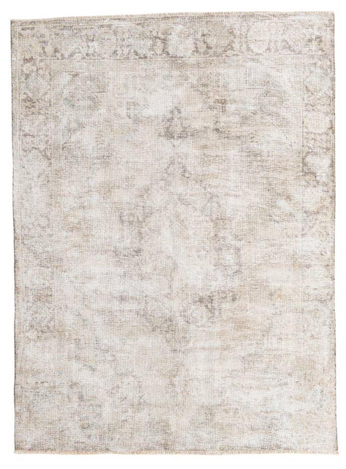 Detail image of 6' 2 x 8' 3 Hand Knotted Ultra Vintage Persian Wool Rug