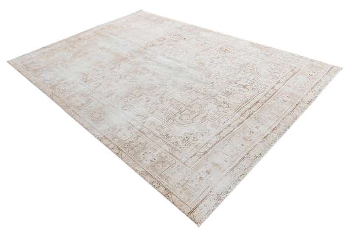 6' 4 x 9' 2 Hand Knotted Ultra Vintage Persian Wool Rug
