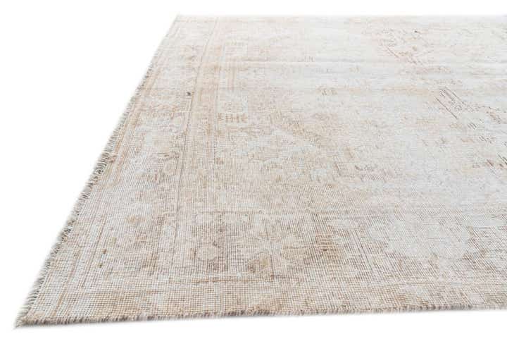 6' 4 x 9' 2 Hand Knotted Ultra Vintage Persian Wool Rug