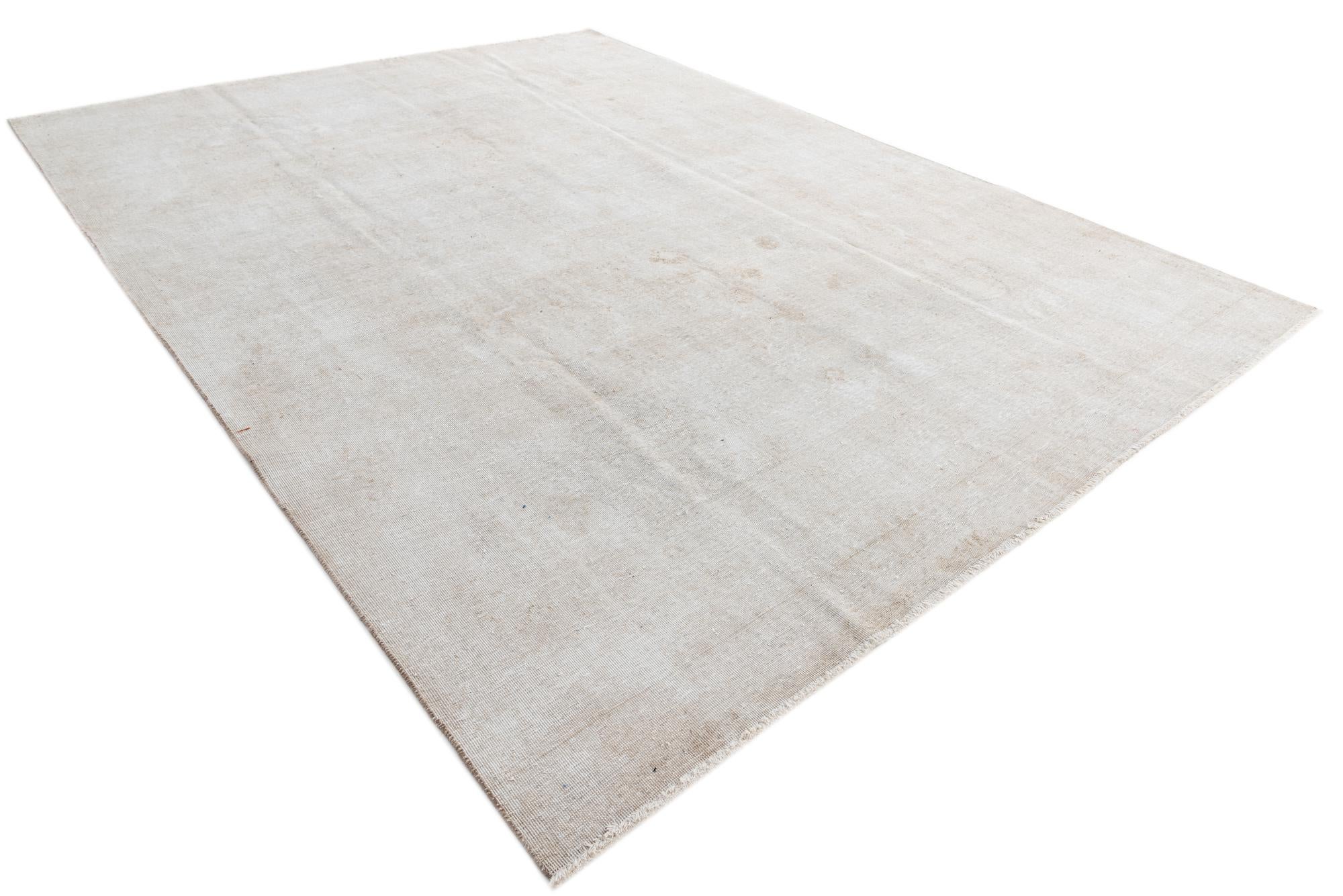 8' 9 x 11' 9 Hand Knotted Ultra Vintage Persian Wool Rug