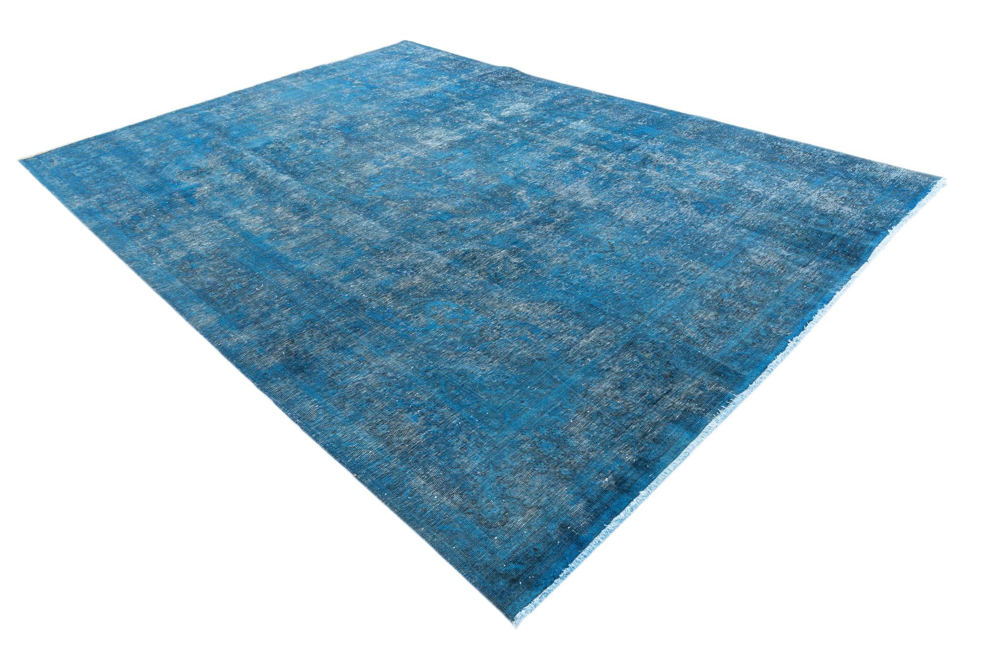 7' 10 x 11' 2 Hand Knotted Ultra Vintage Persian Wool Rug