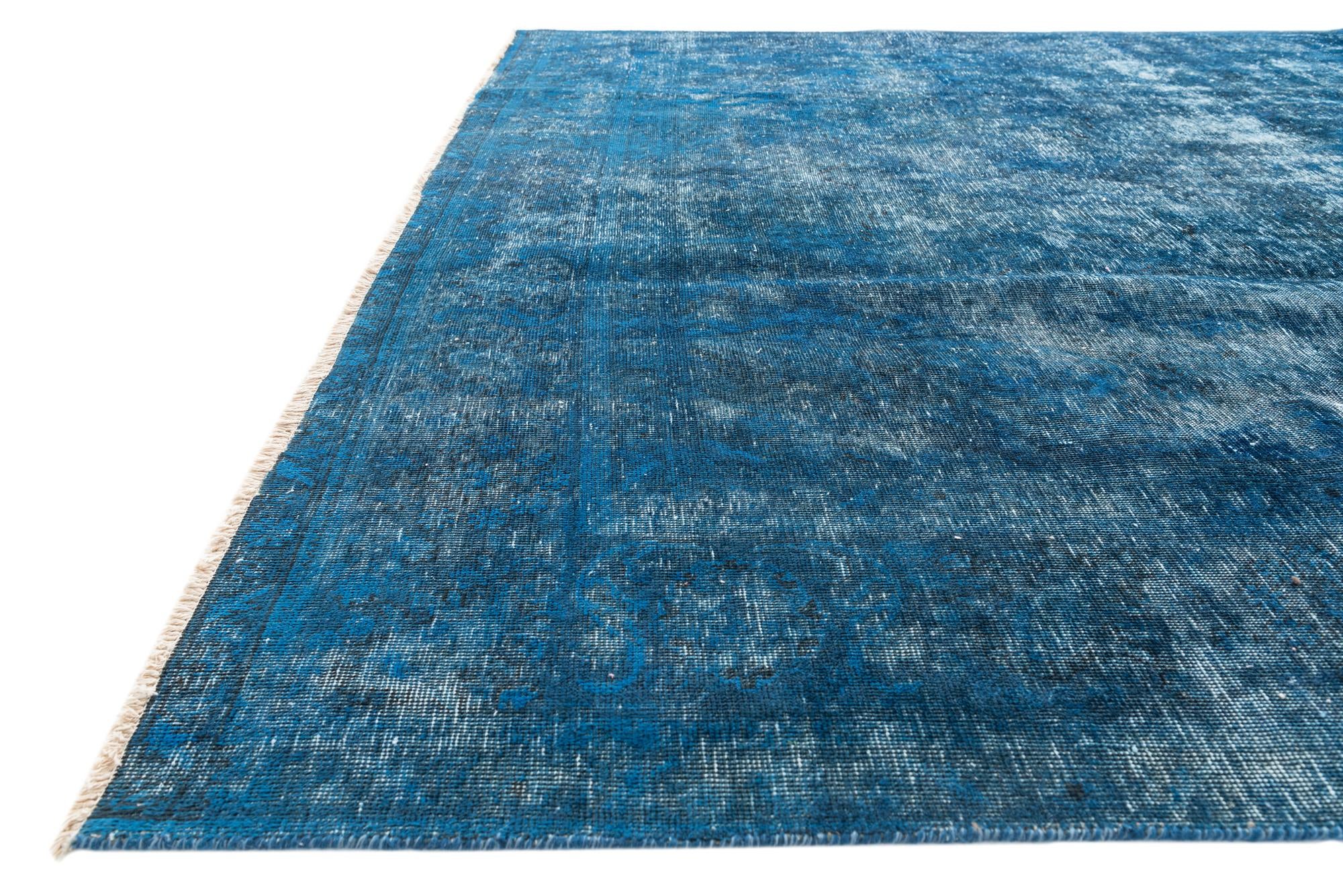 7' 10 x 11' 2 Hand Knotted Ultra Vintage Persian Wool Rug