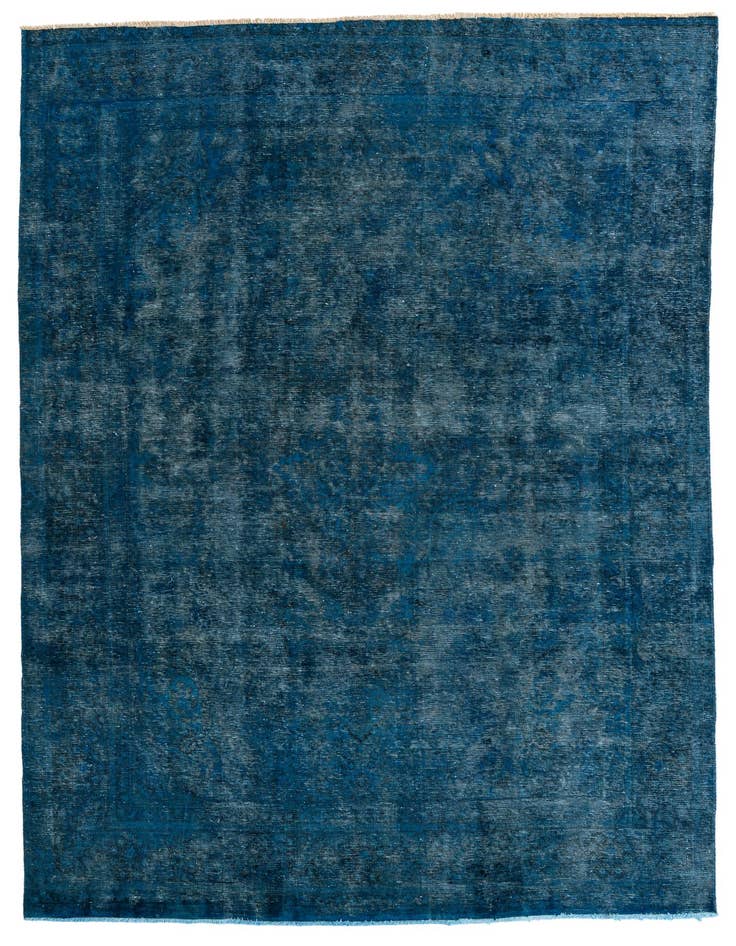 Detail image of 7' 10 x 11' 2 Hand Knotted Ultra Vintage Persian Wool Rug