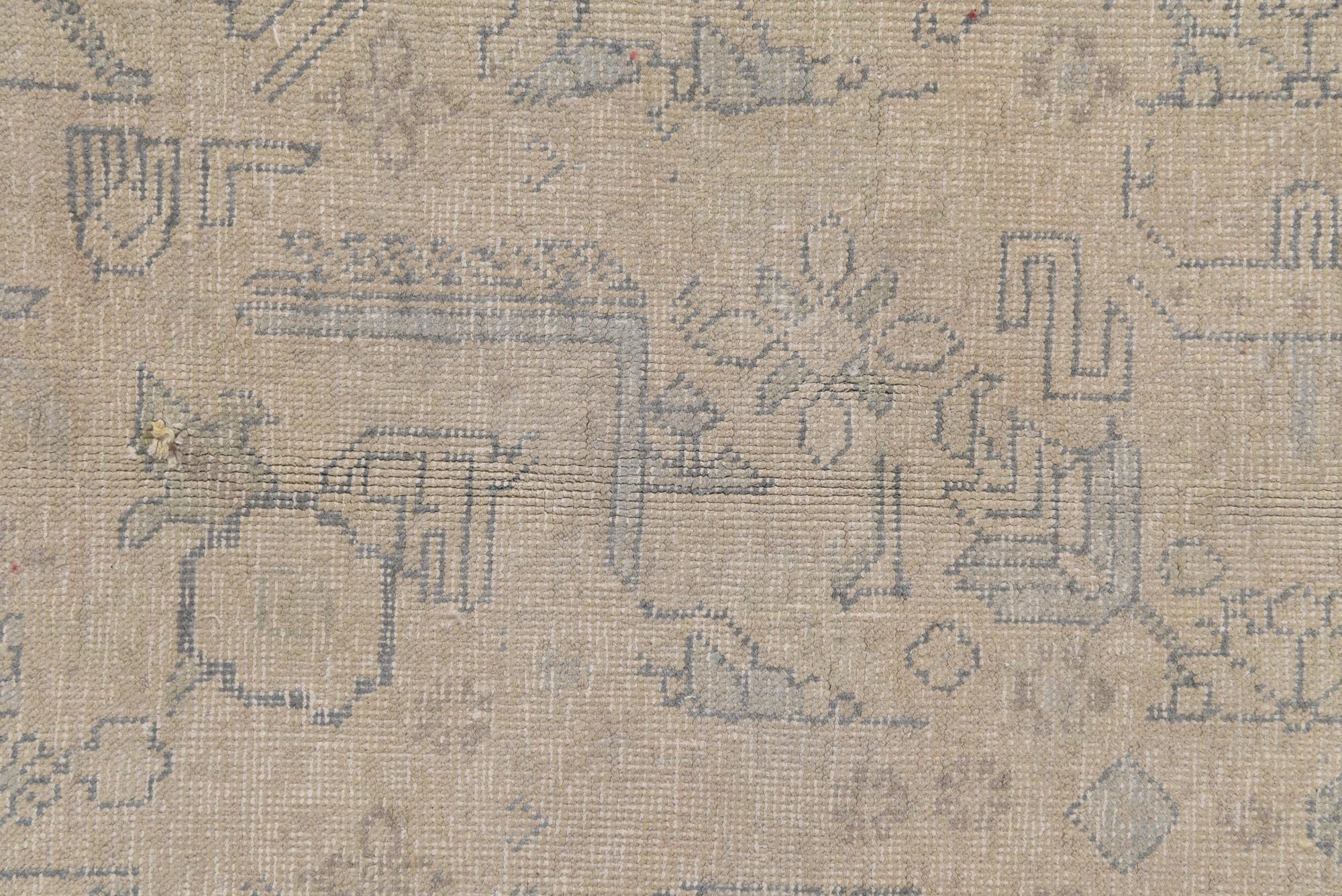 6' 7 x 9' 2 Hand Knotted Ultra Vintage Persian Wool Rug