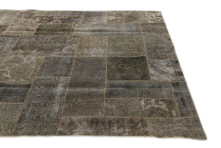 5' 10 x 9' Hand Knotted Ultra Vintage Persian Wool Rug