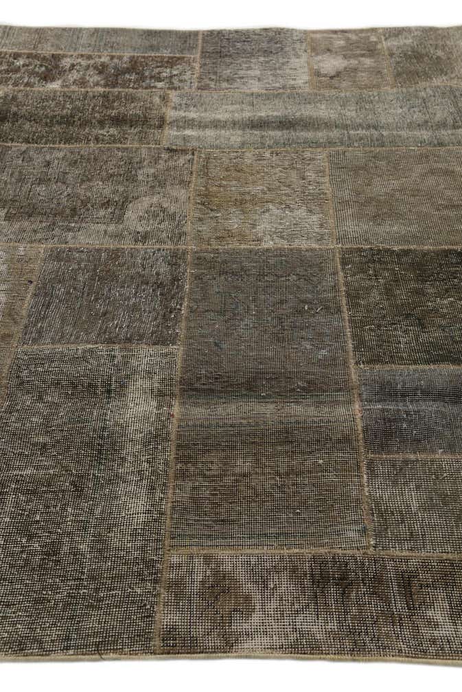 5' 10 x 9' Hand Knotted Ultra Vintage Persian Wool Rug