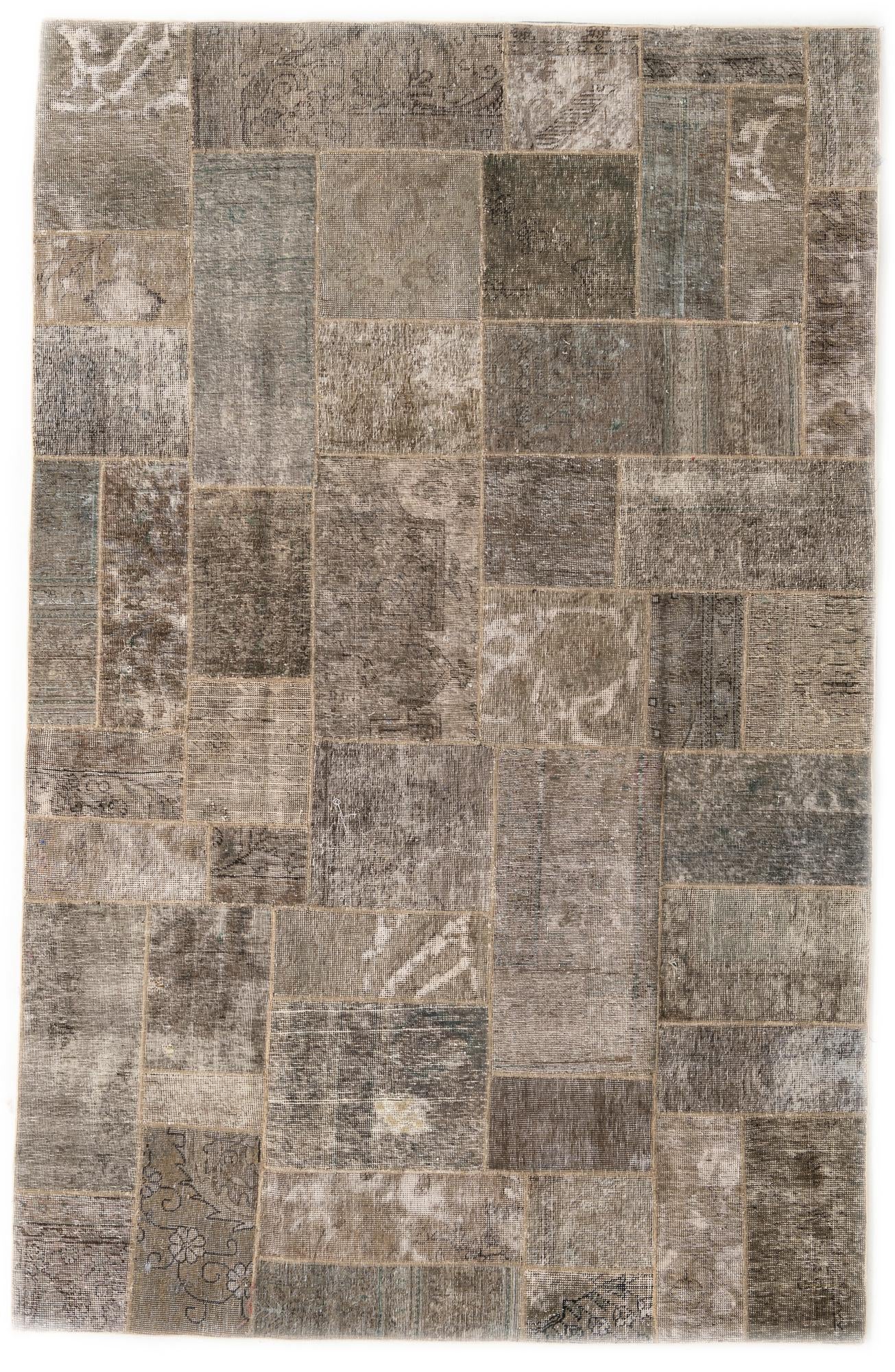 5' 10 x 9' Hand Knotted Ultra Vintage Persian Wool Rug
