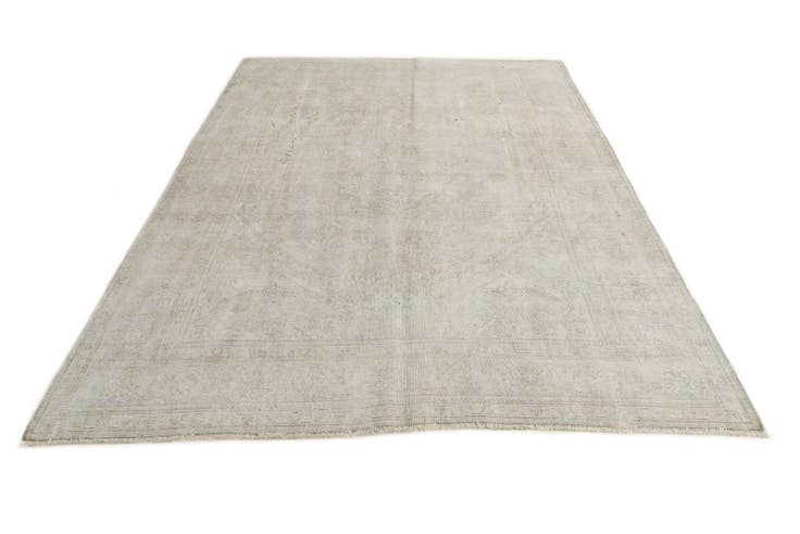 Detail image of 6' 7 x 9' 4 Hand Knotted Ultra Vintage Persian Wool Rug