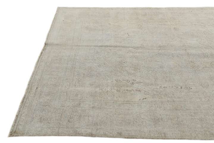 6' 7 x 9' 4 Hand Knotted Ultra Vintage Persian Wool Rug