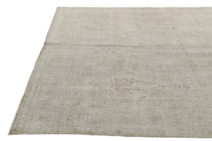 Detail image of 6' 7 x 9' 4 Hand Knotted Ultra Vintage Persian Wool Rug