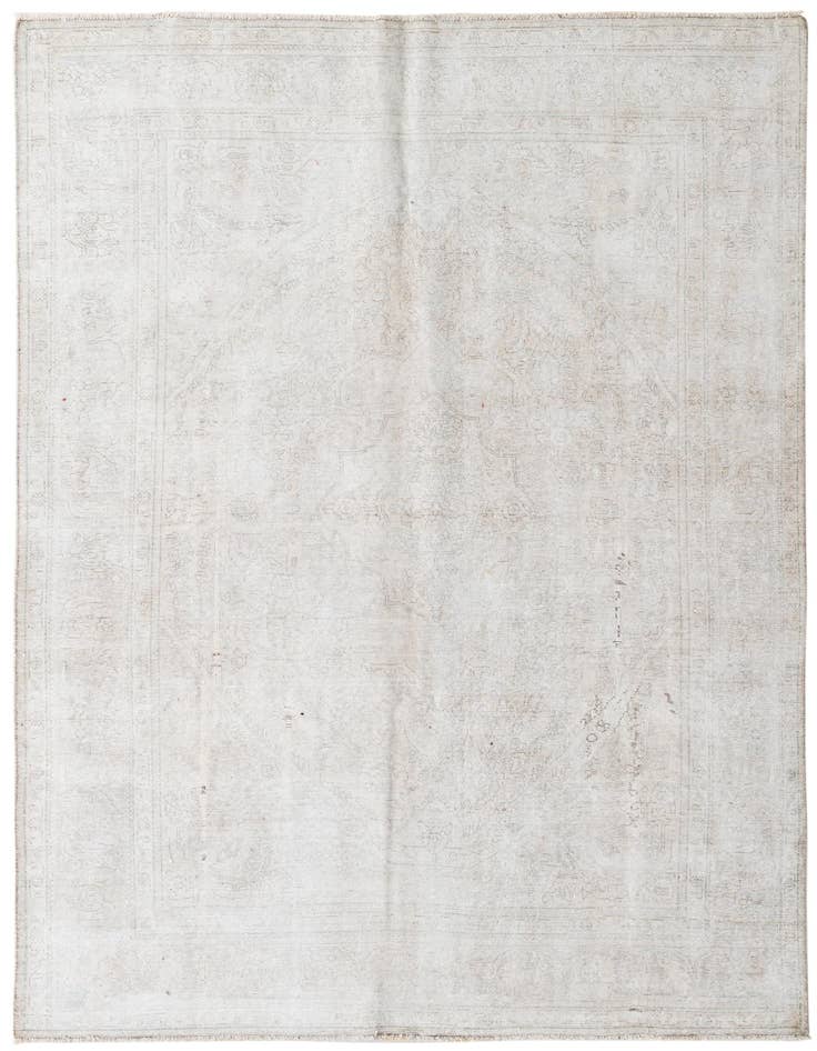Detail image of 6' 7 x 9' 4 Hand Knotted Ultra Vintage Persian Wool Rug