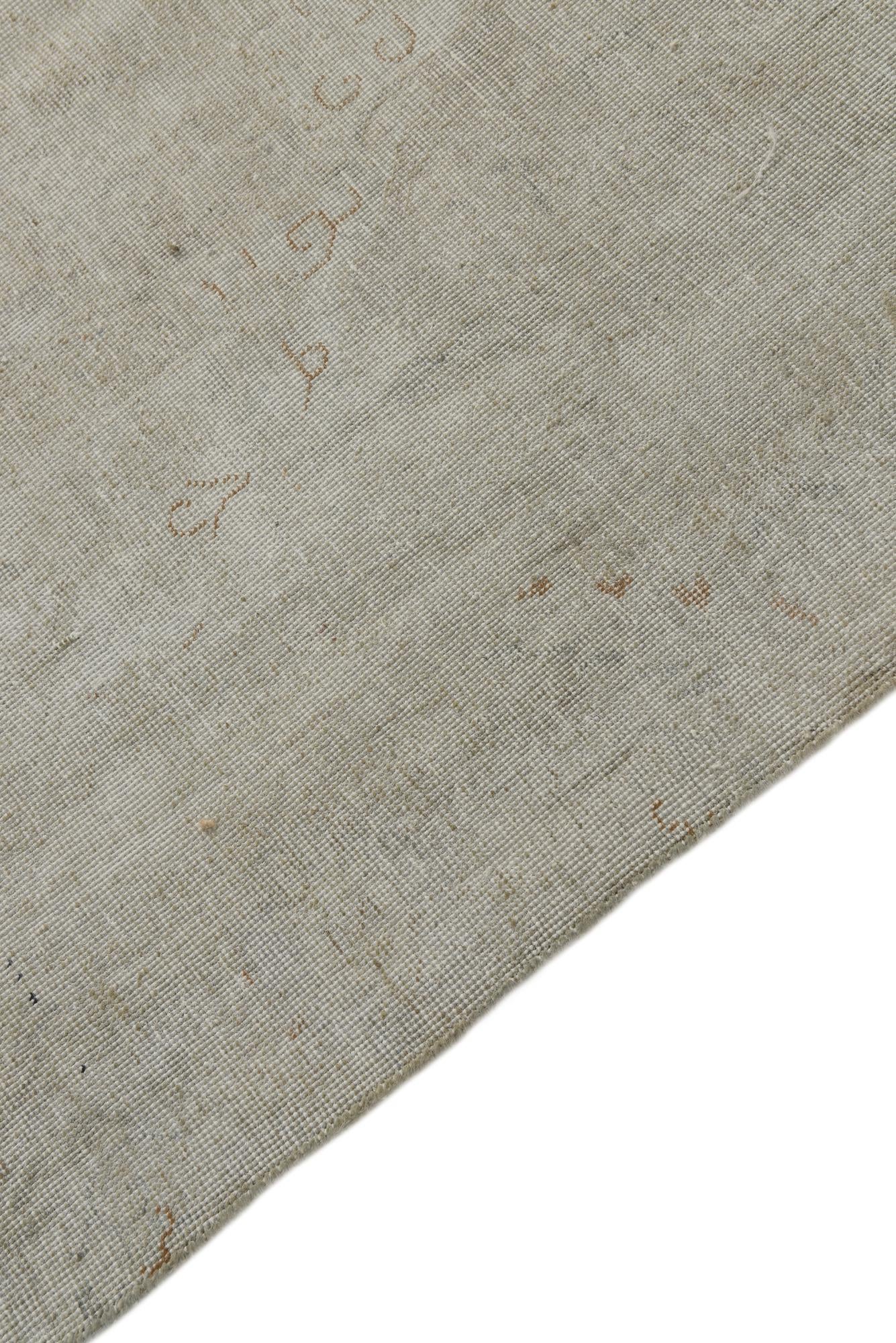 9' x 12' 4 Hand Knotted Ultra Vintage Persian Wool Rug