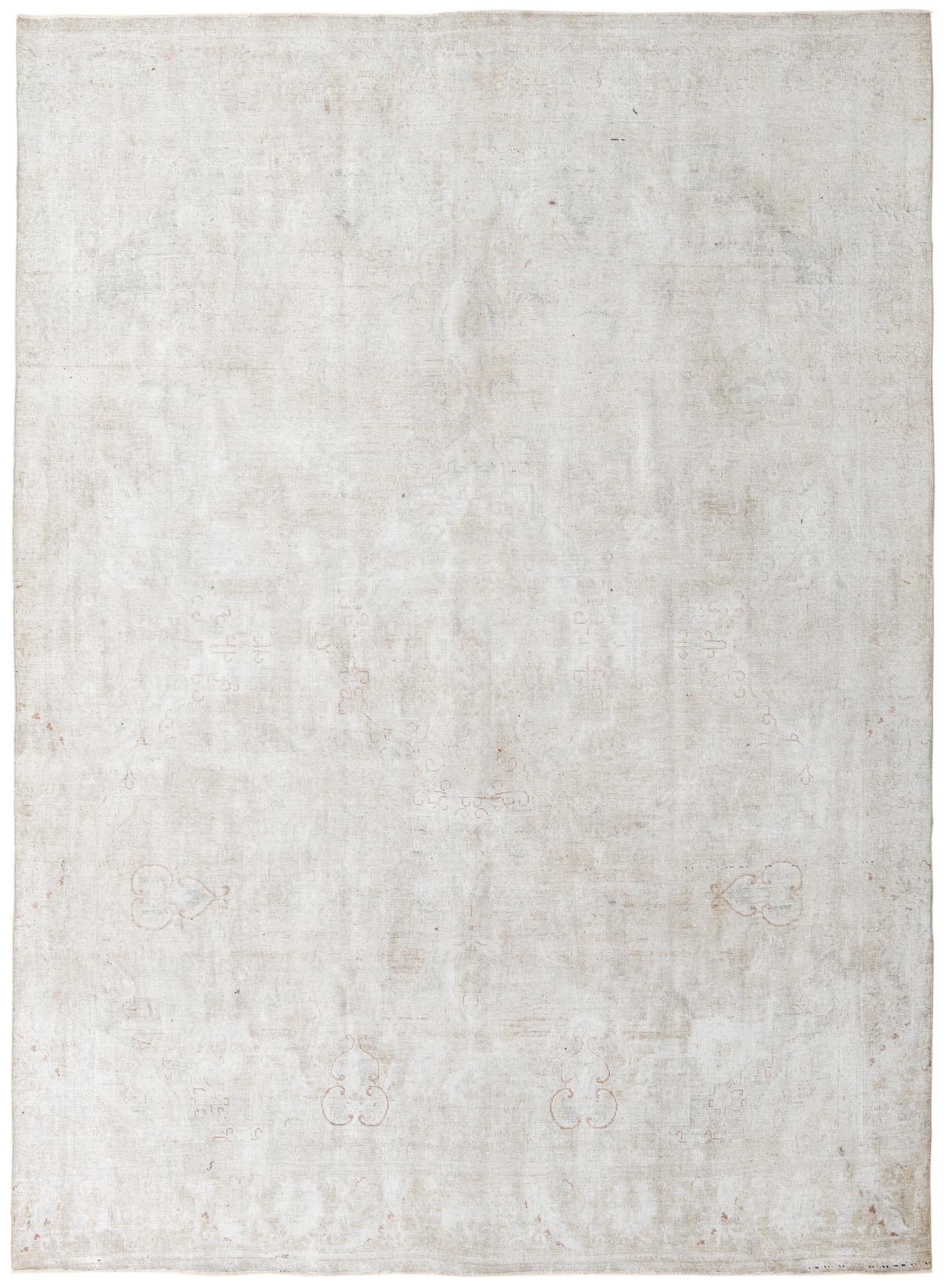 9' x 12' 4 Hand Knotted Ultra Vintage Persian Wool Rug