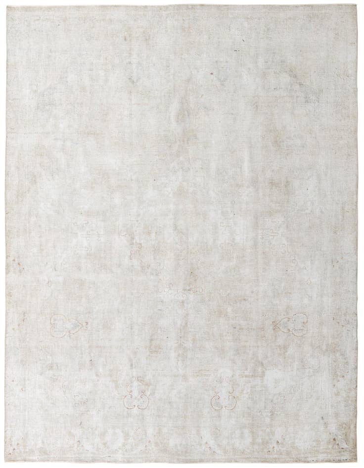 Detail image of 9' x 12' 4 Hand Knotted Ultra Vintage Persian Wool Rug