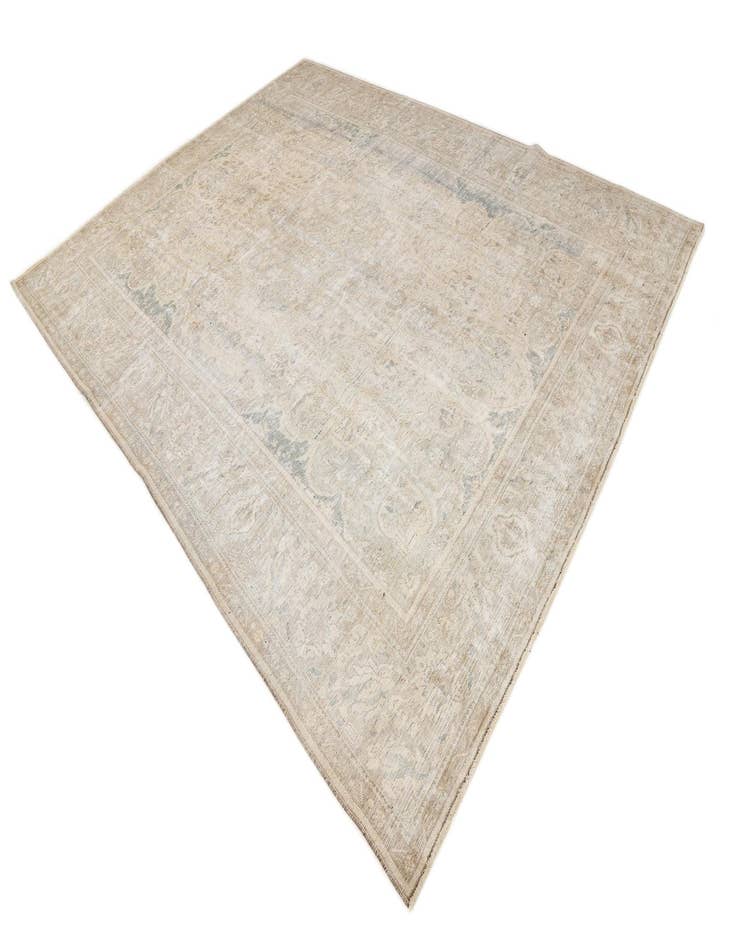 Detail image of 9' 7 x 12' 8  Hand Knotted Ultra Vintage Persian Wool Rug