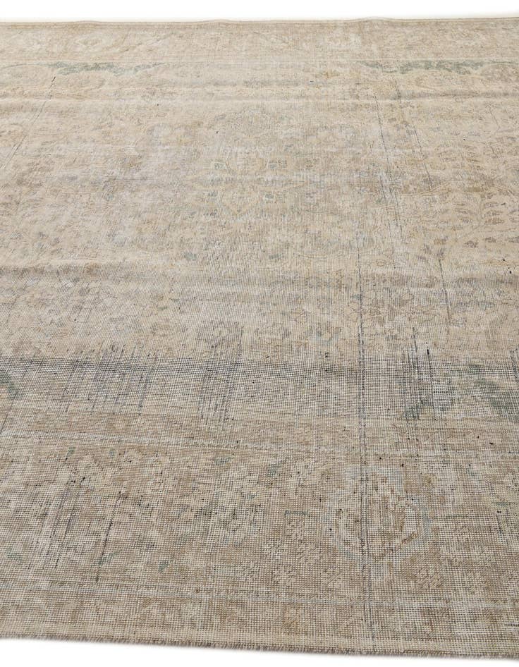 Detail image of 9' 7 x 12' 8  Hand Knotted Ultra Vintage Persian Wool Rug