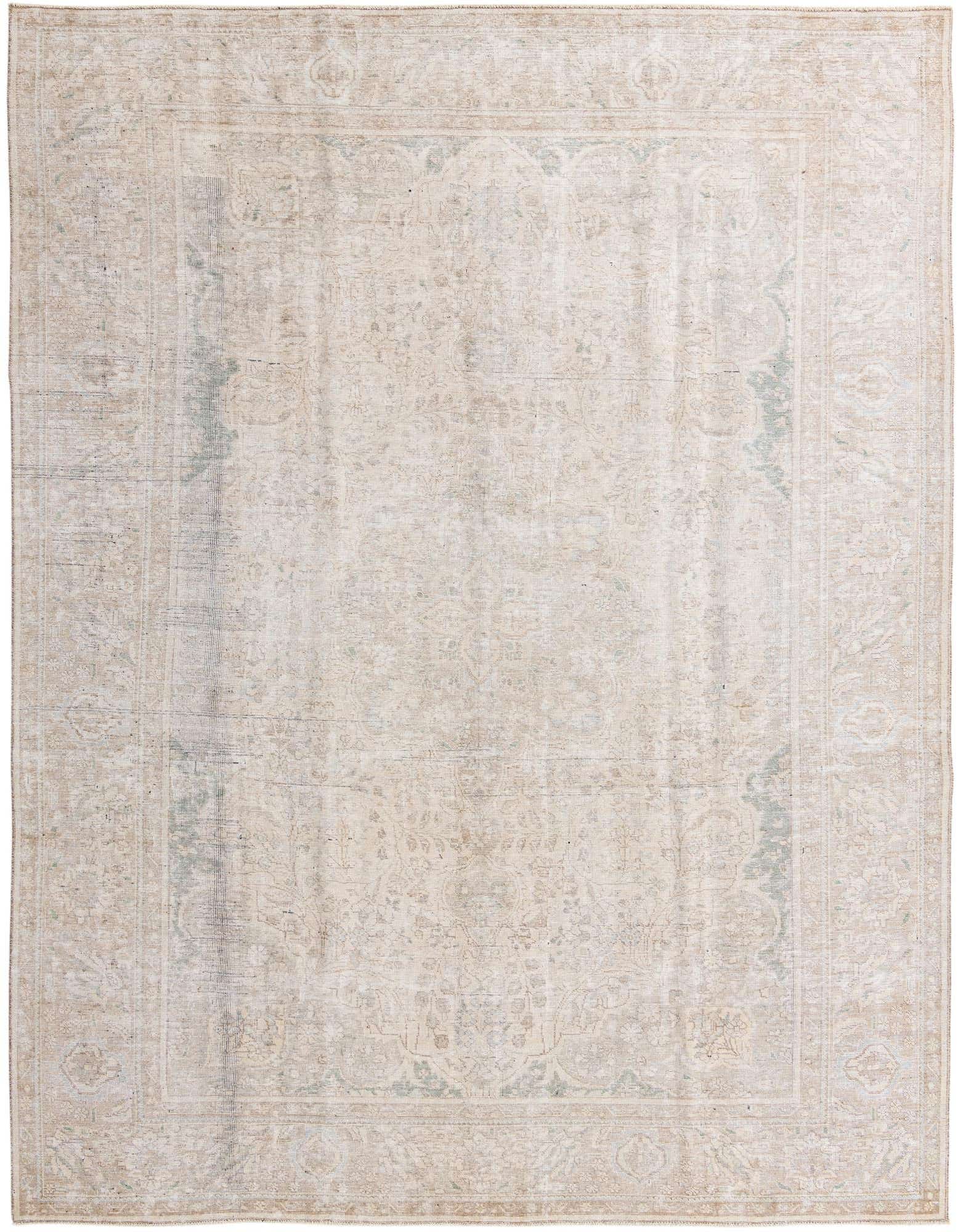 Primary image 9' 7 x 12' 8  Hand Knotted Ultra Vintage Persian Wool Rug