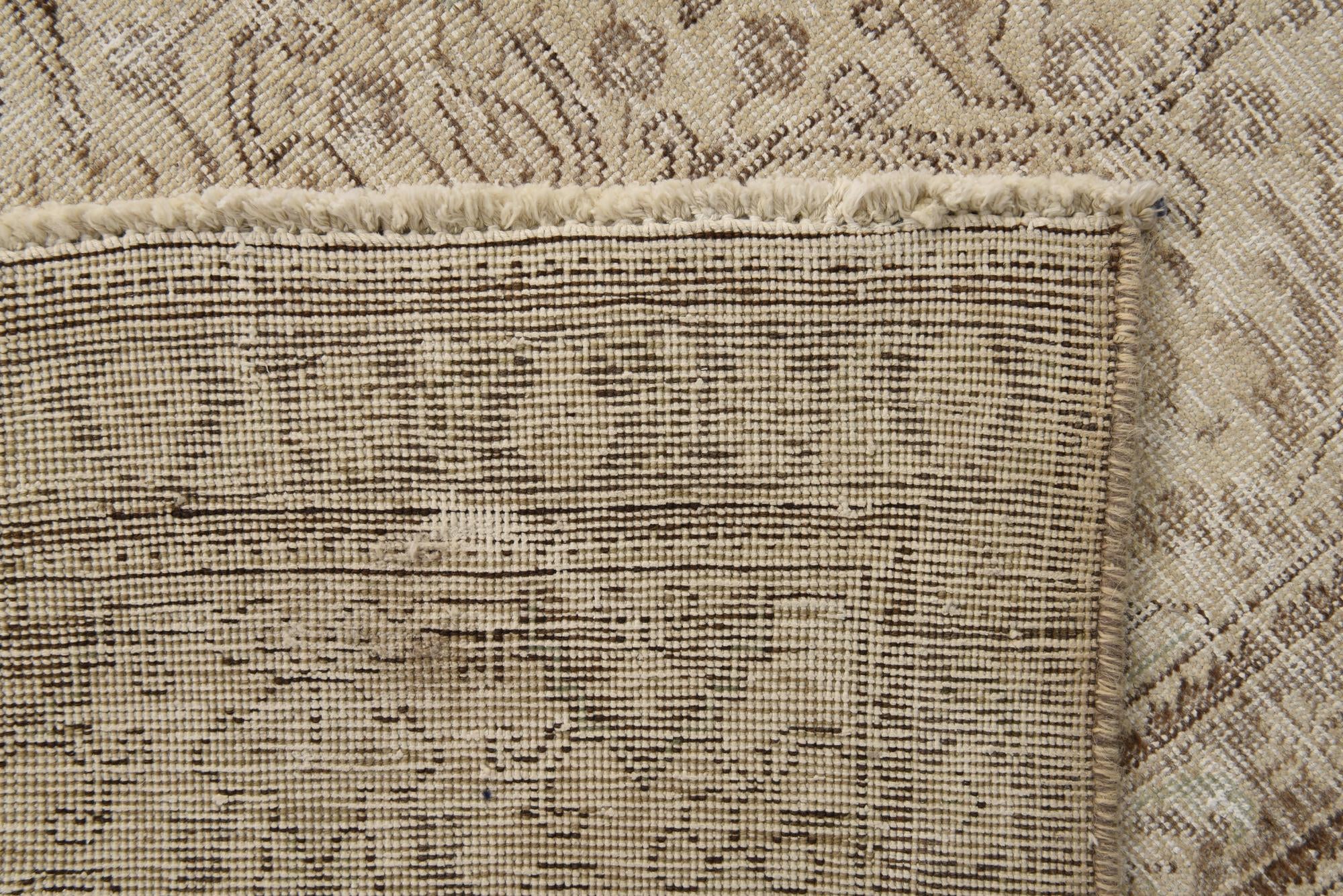 9' 1 x 12' 7 Hand Knotted Ultra Vintage Persian Wool Rug