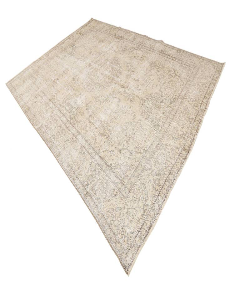 Detail image of 9' 1 x 12' 7  Hand Knotted Ultra Vintage Persian Wool Rug