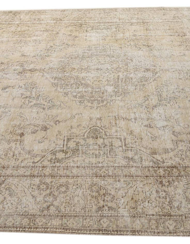 Detail image of 9' 1 x 12' 7  Hand Knotted Ultra Vintage Persian Wool Rug