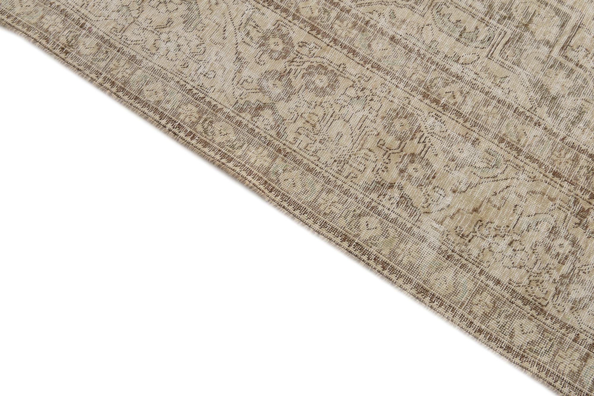 9' 1 x 12' 7 Hand Knotted Ultra Vintage Persian Wool Rug