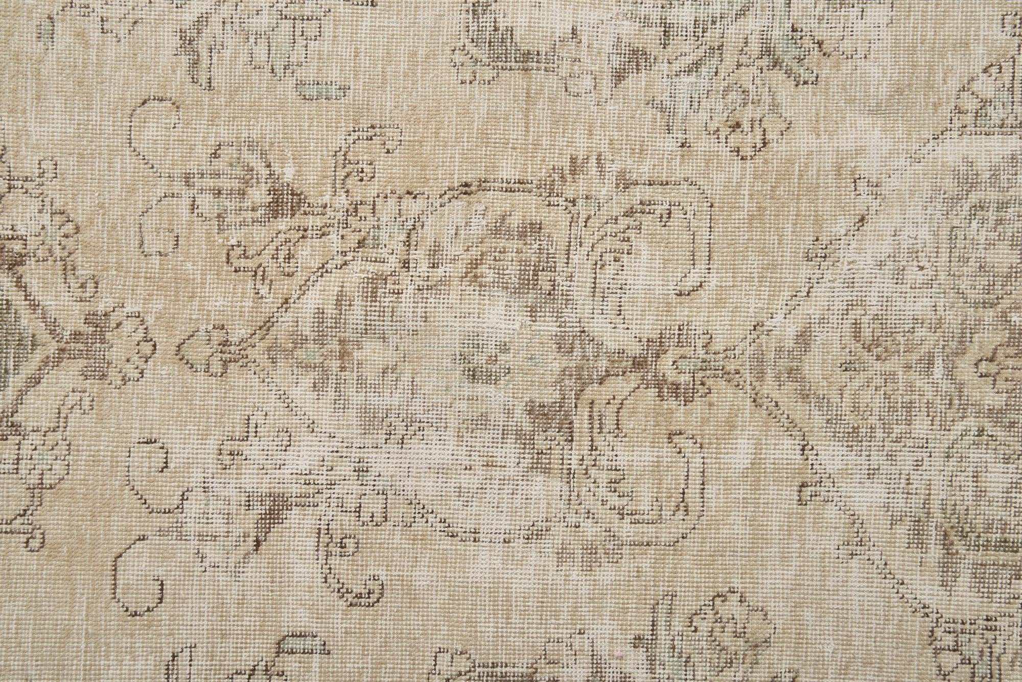 9' 1 x 12' 7 Hand Knotted Ultra Vintage Persian Wool Rug