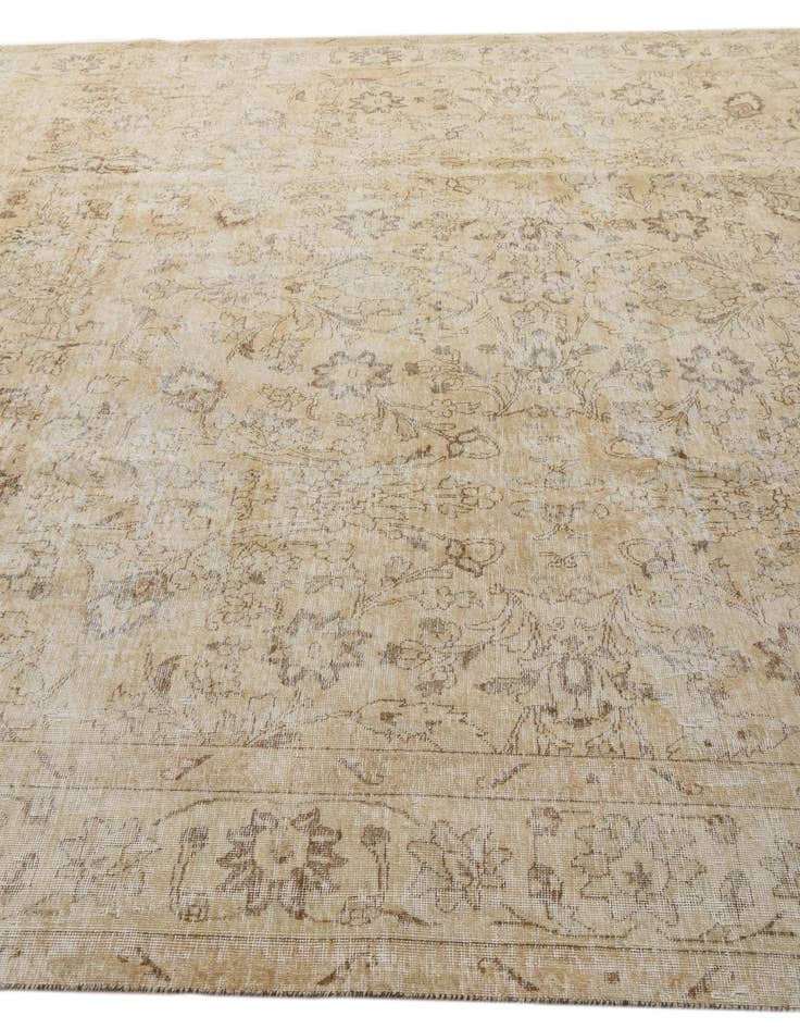 Detail image of 9' 4 x 12'  Hand Knotted Ultra Vintage Persian Wool Rug