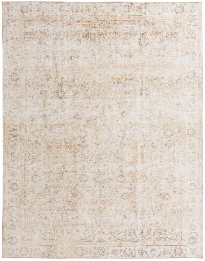 9' 4 x 12' Hand Knotted Ultra Vintage Persian Wool Rug