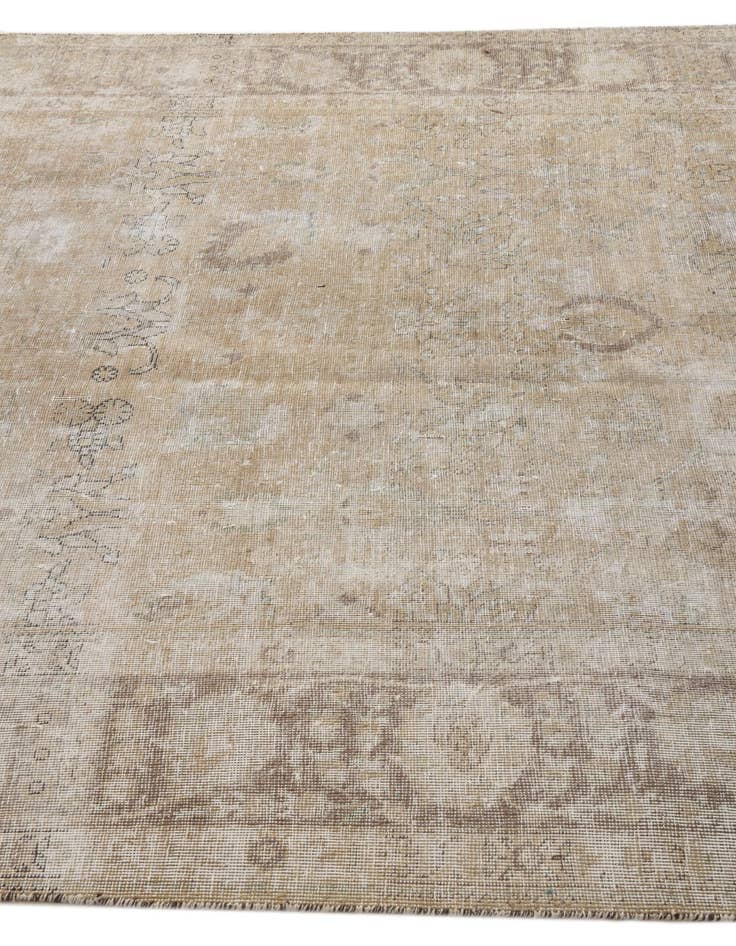 Detail image of 6' 3 x 9' 3  Hand Knotted Ultra Vintage Persian Wool Rug