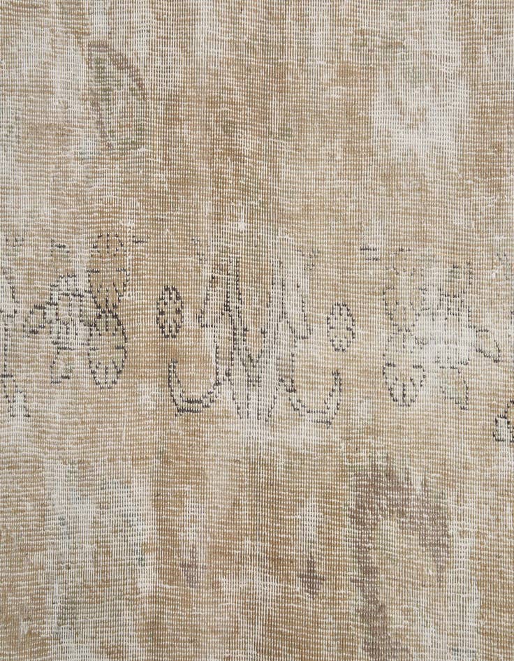 Detail image of 6' 3 x 9' 3  Hand Knotted Ultra Vintage Persian Wool Rug